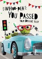 congratulations driving test card